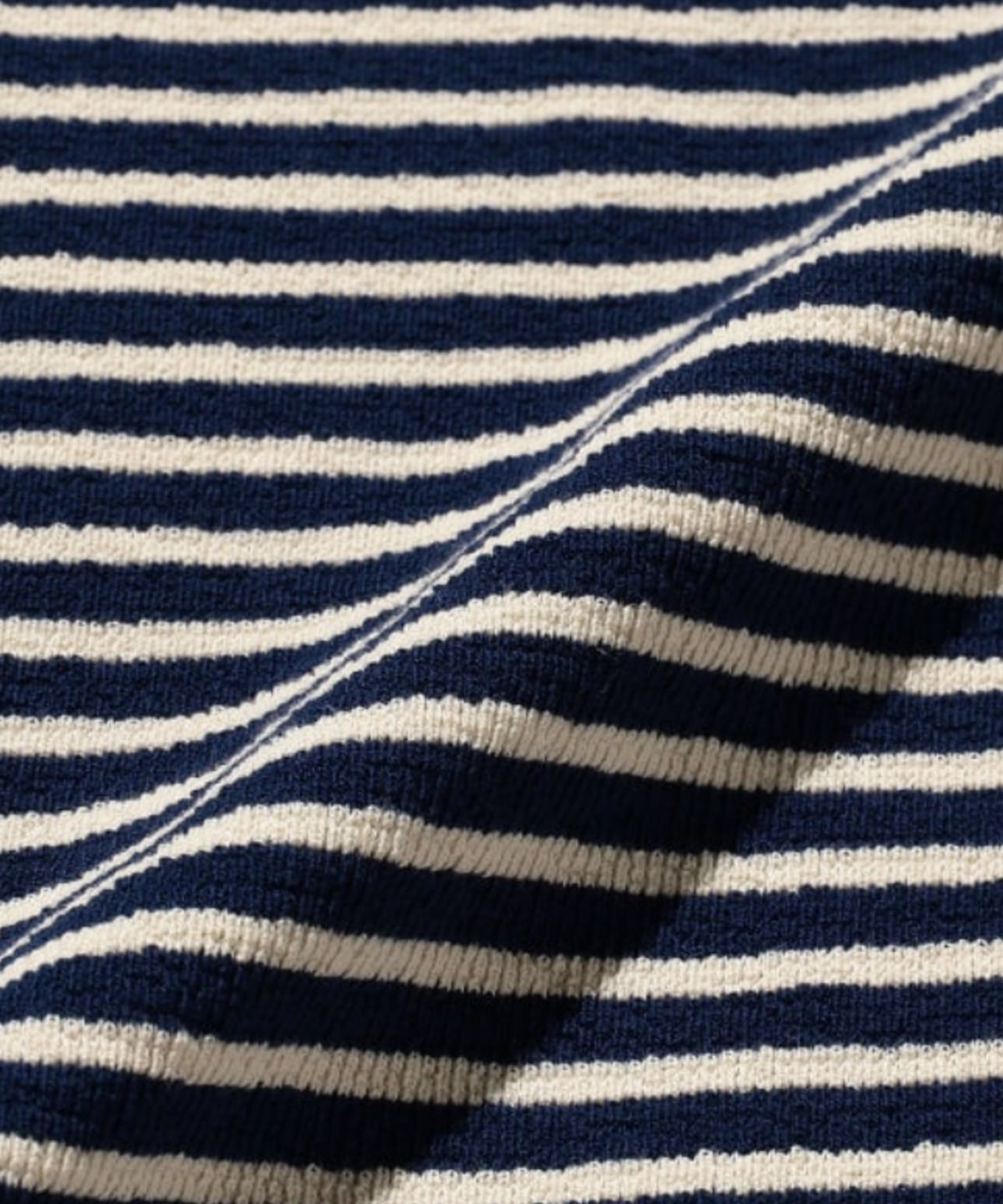 Pocket Tee Inlay Stripe Navy