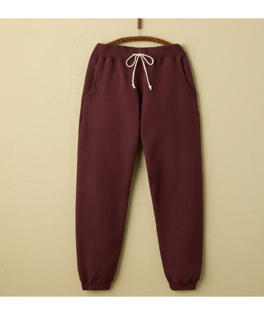 Loop wheel Sweatpants Bordeaux