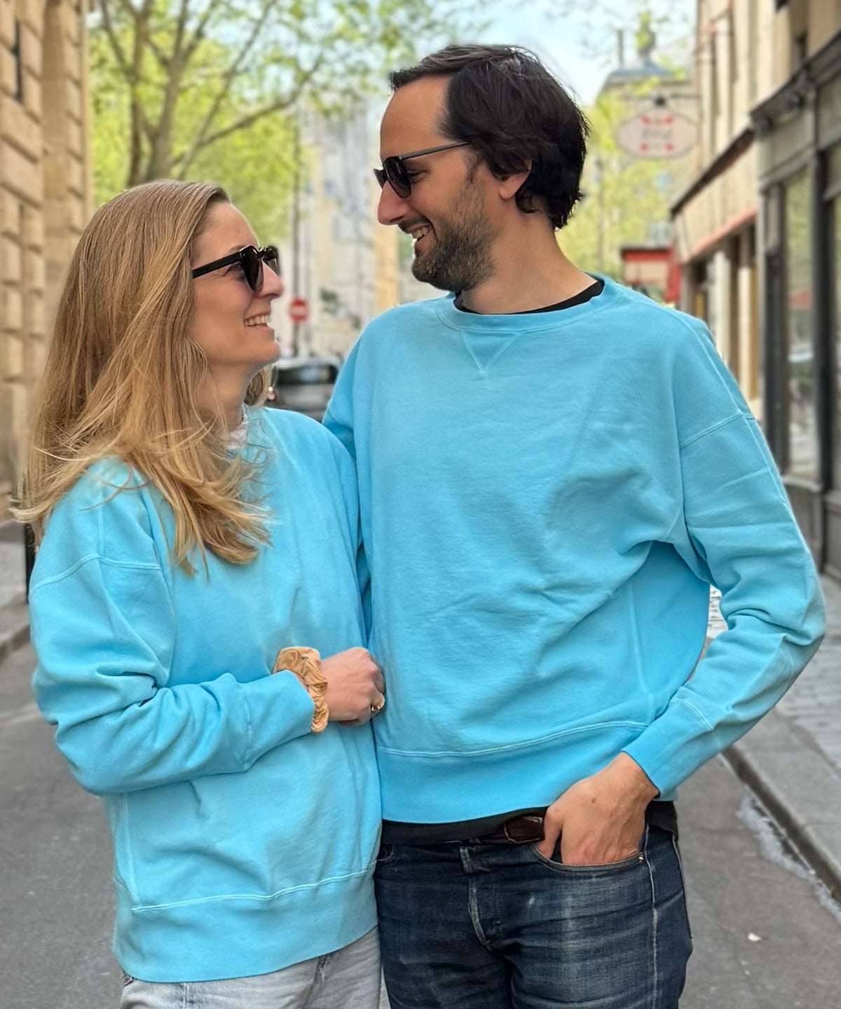 Neon Blue Sweatshirt