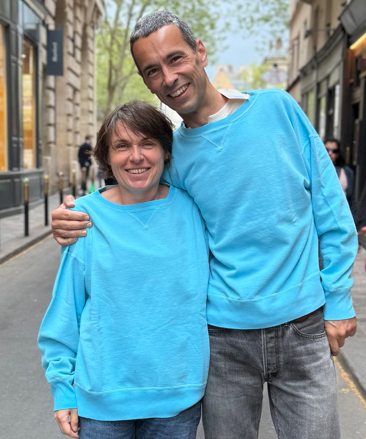 Neon Blue Sweatshirt