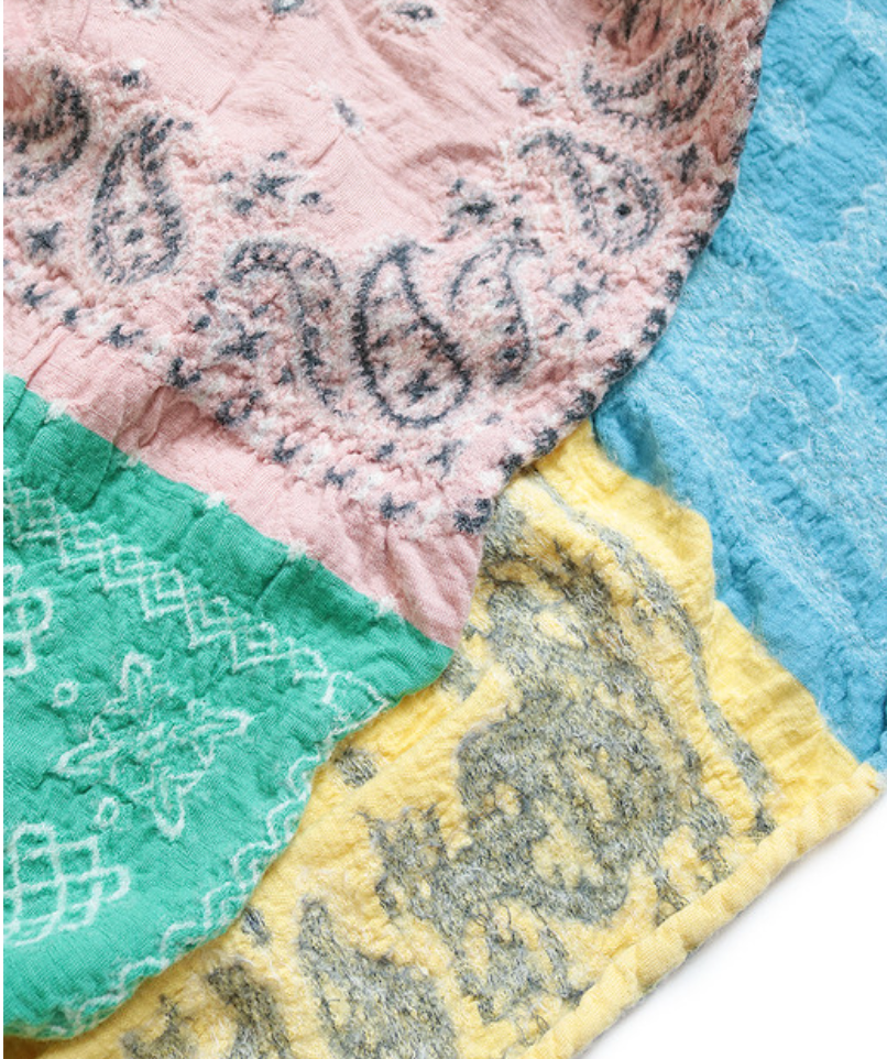Wool Scarf Pastel Bandana