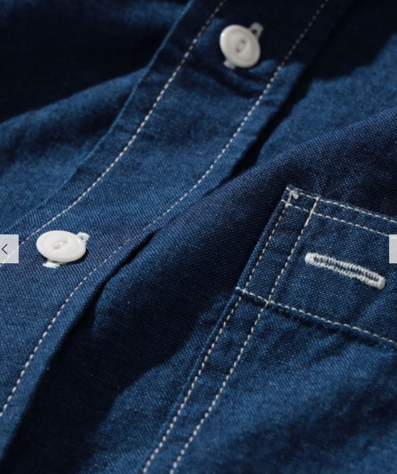 WORK Plain Indigo Chambray