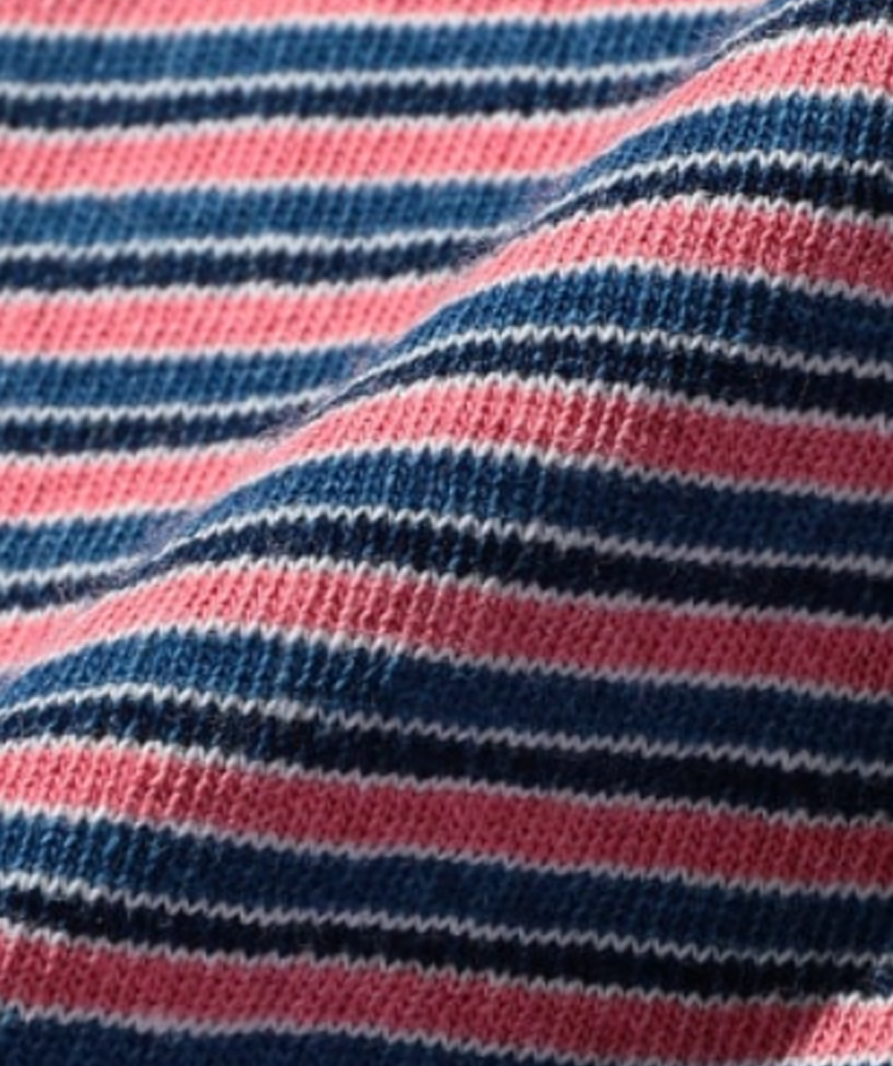 Pocket Tee Stripe Rouge