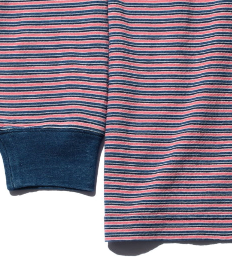 Pocket Tee Stripe Rouge