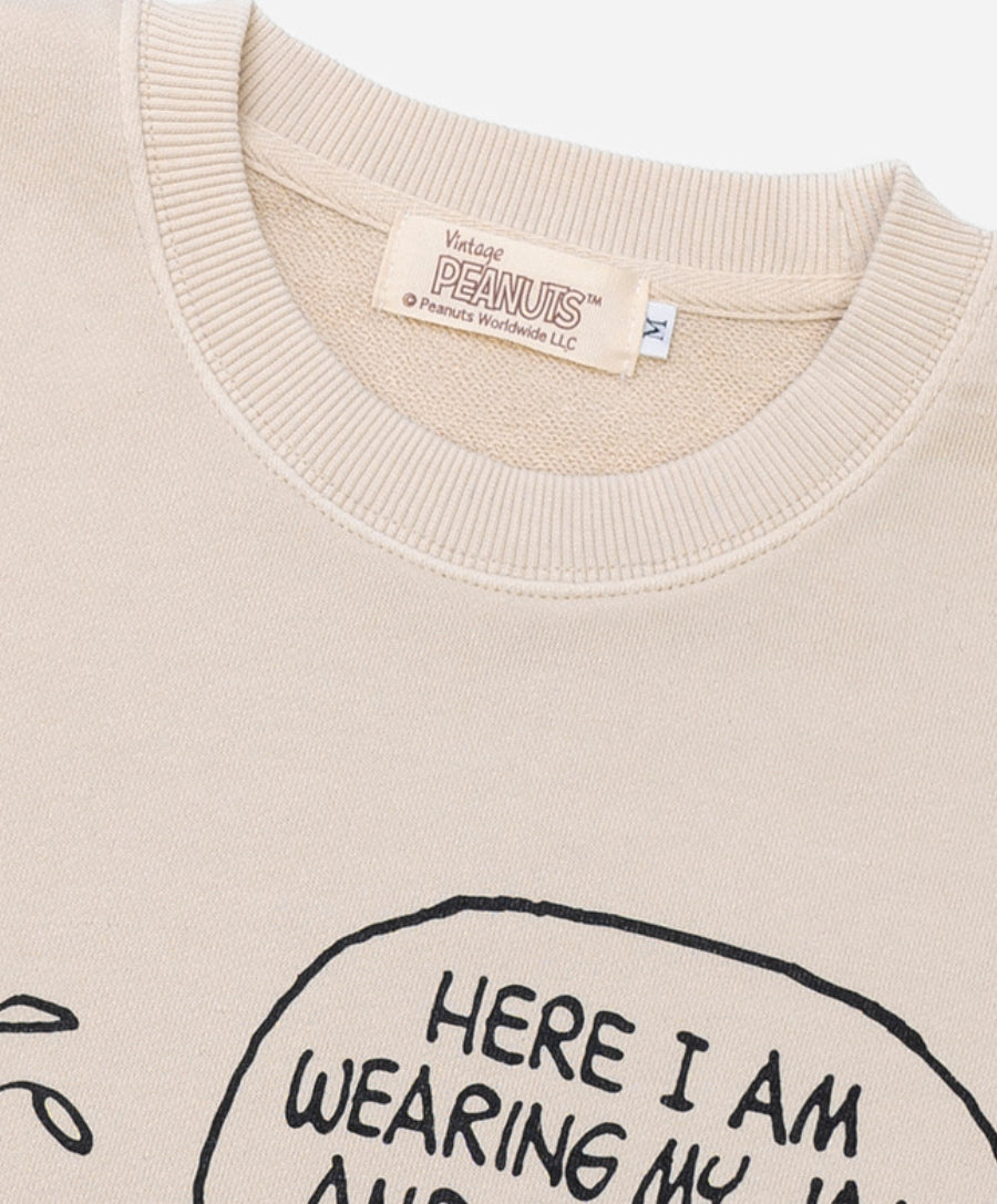 Sweat Peanuts surf Board beige