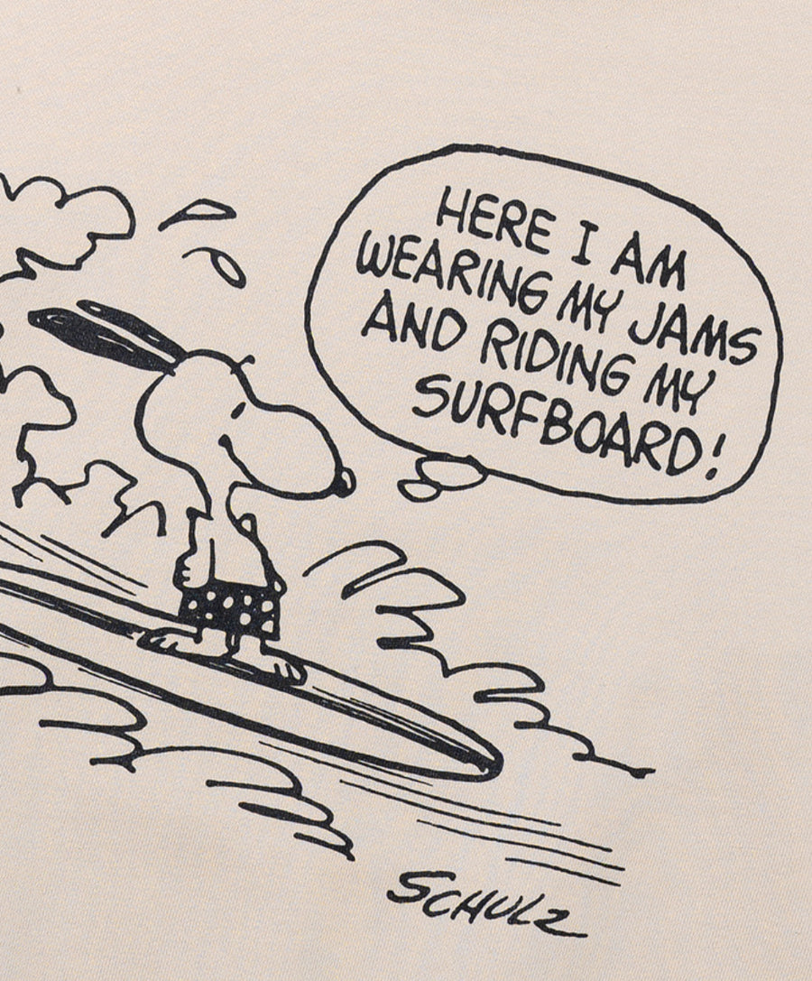 Sweat Peanuts surf Board beige