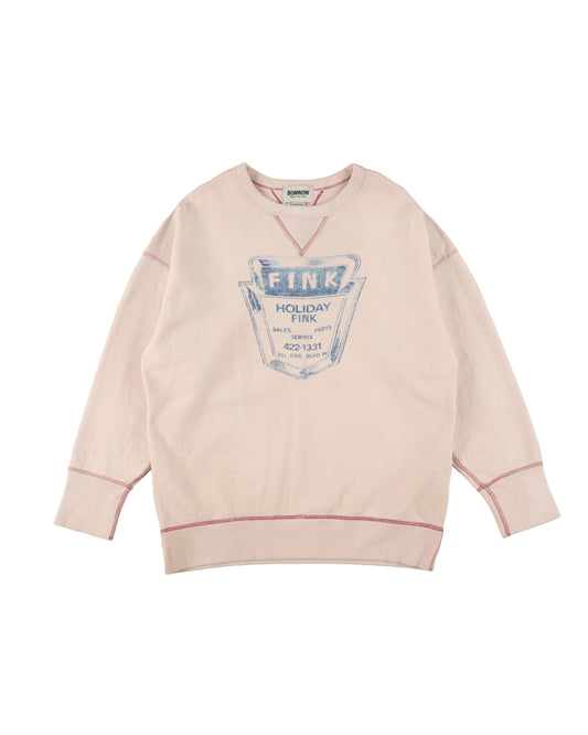 OVERFADED DOUBLE V SWEATSHIRT - FINK MOTOR
