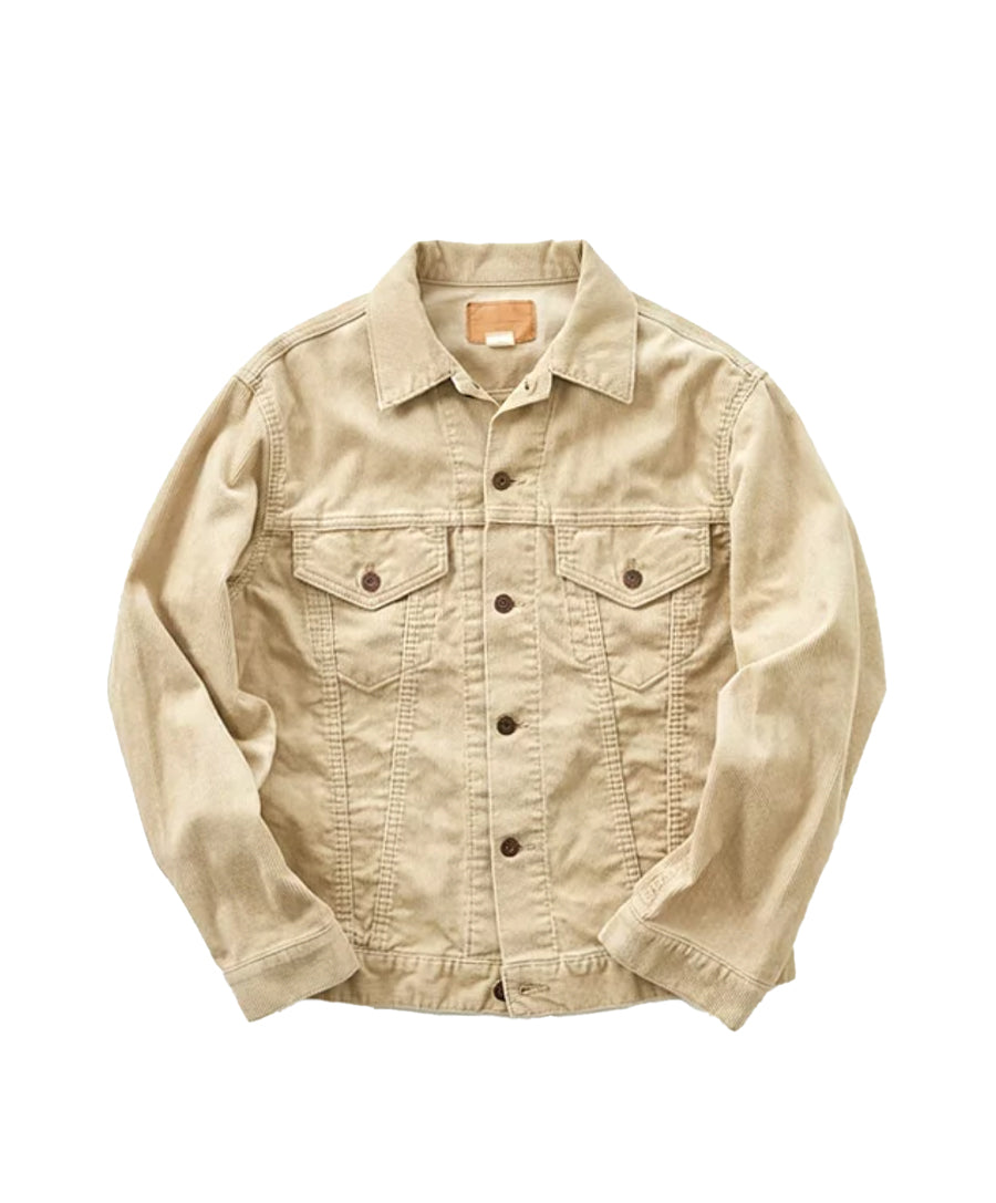 Trucker Jacket Taupe/Brown