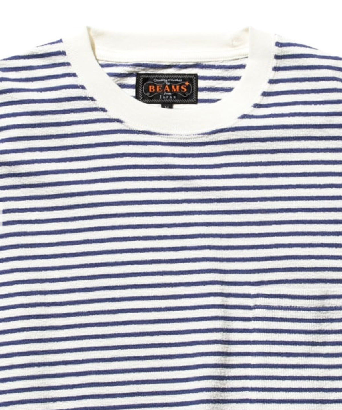 Pocket Tee Stripe White