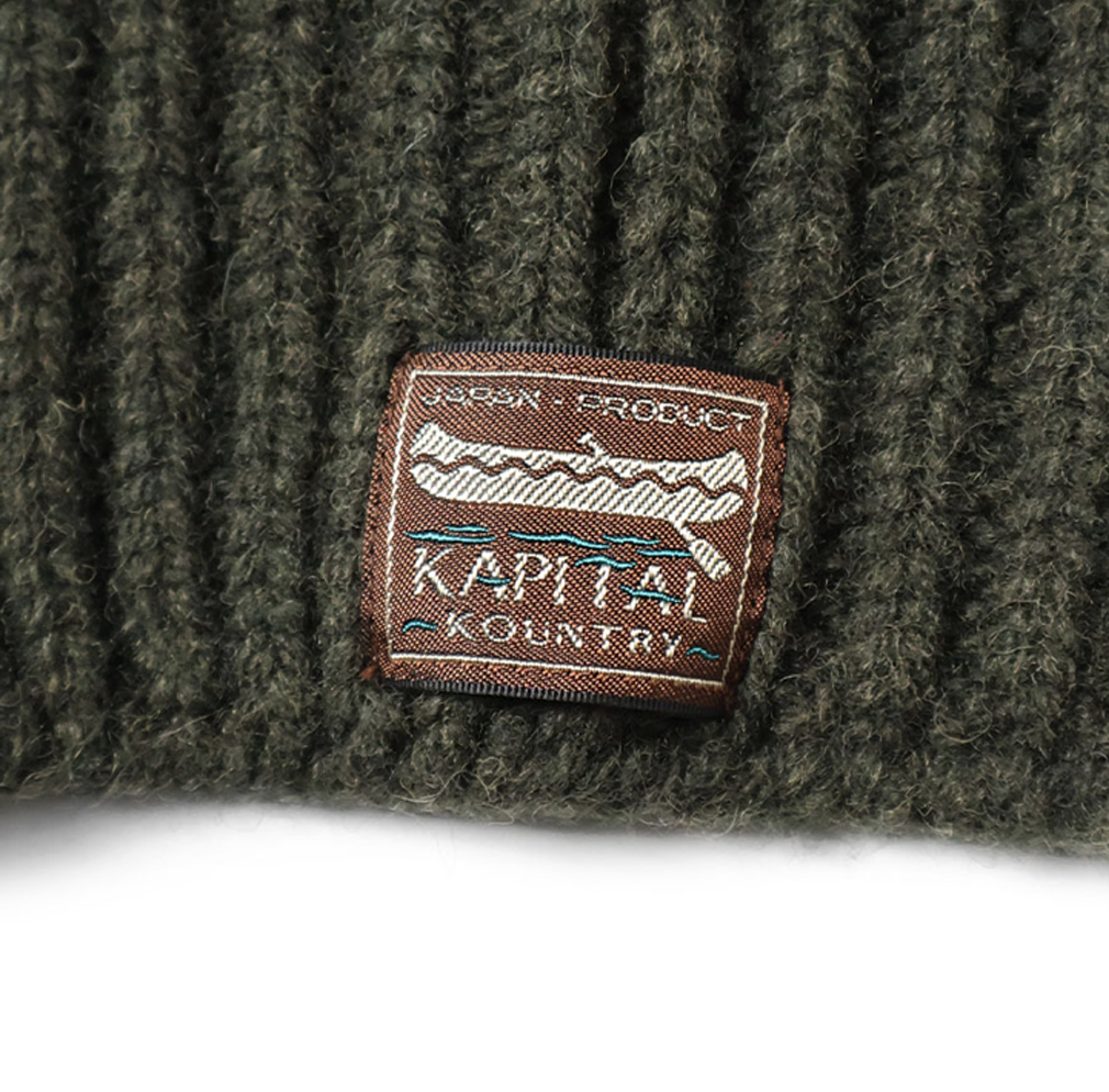 Wool Knit Cap On