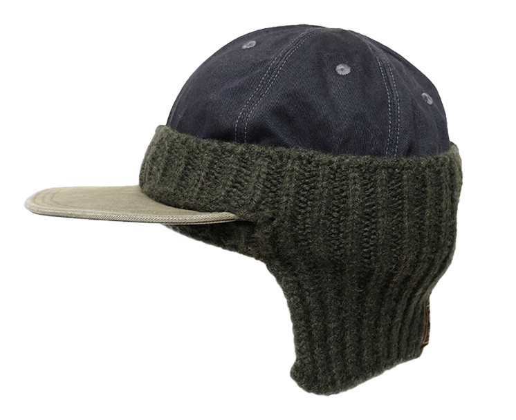 Wool Knit Cap On