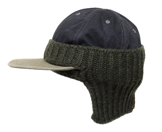 Wool Knit Cap On