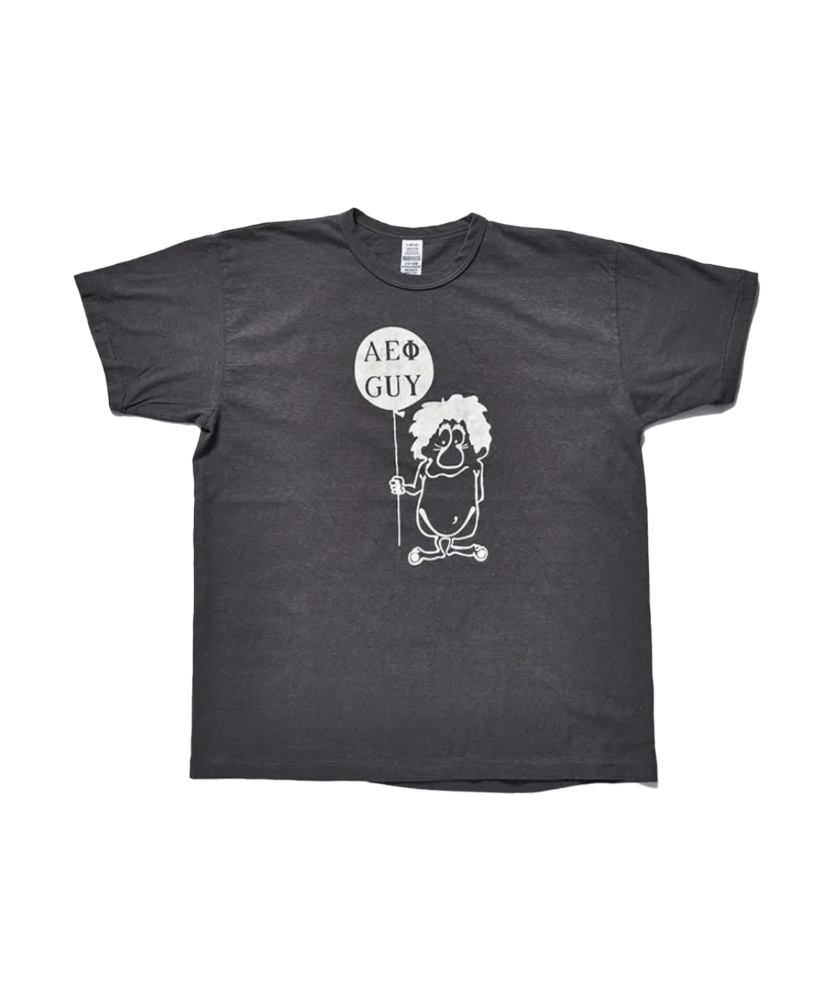 Crew neck Tee "AEF" Charcoal