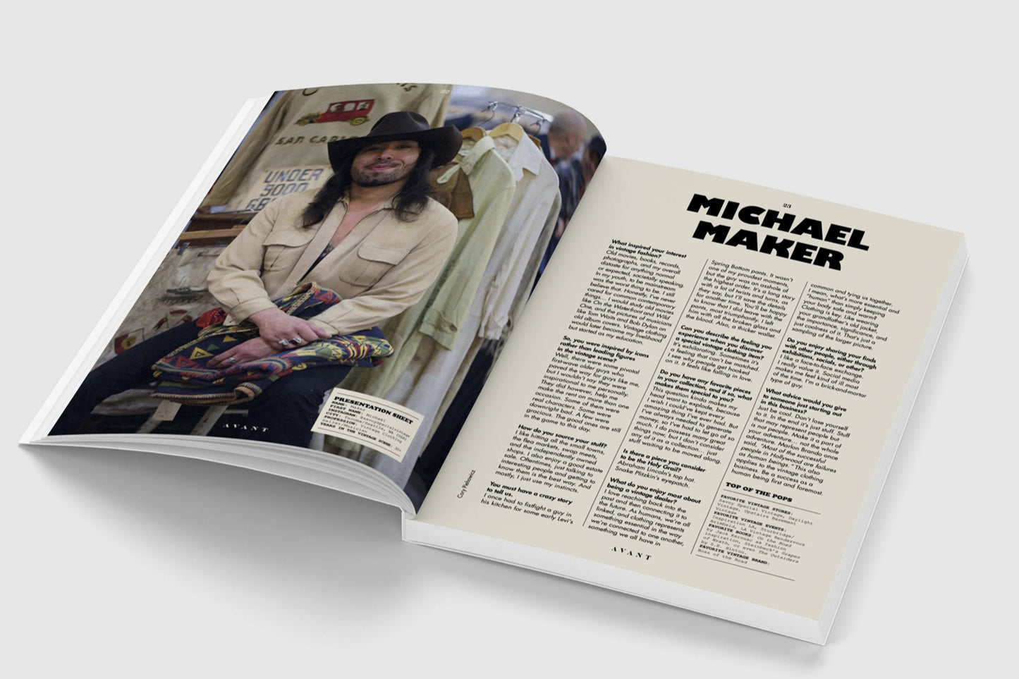 AVANT  "The voices behind vintage clothing"