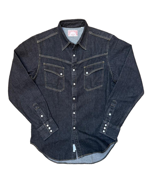 Western JINJI Shirt Black Denim