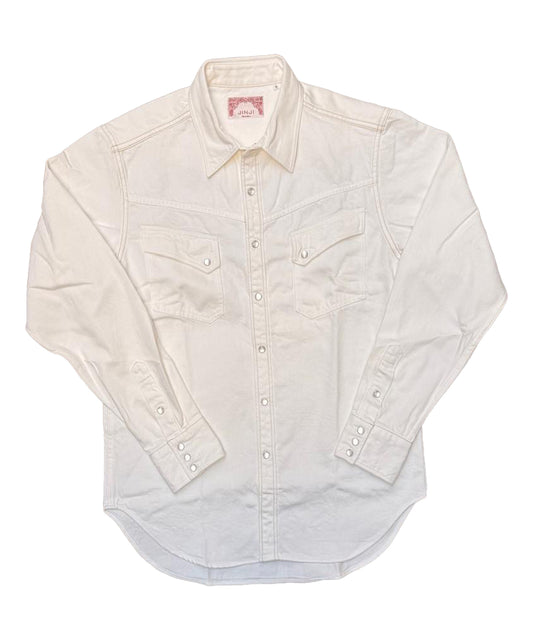 Western JINJI Shirt White Denim