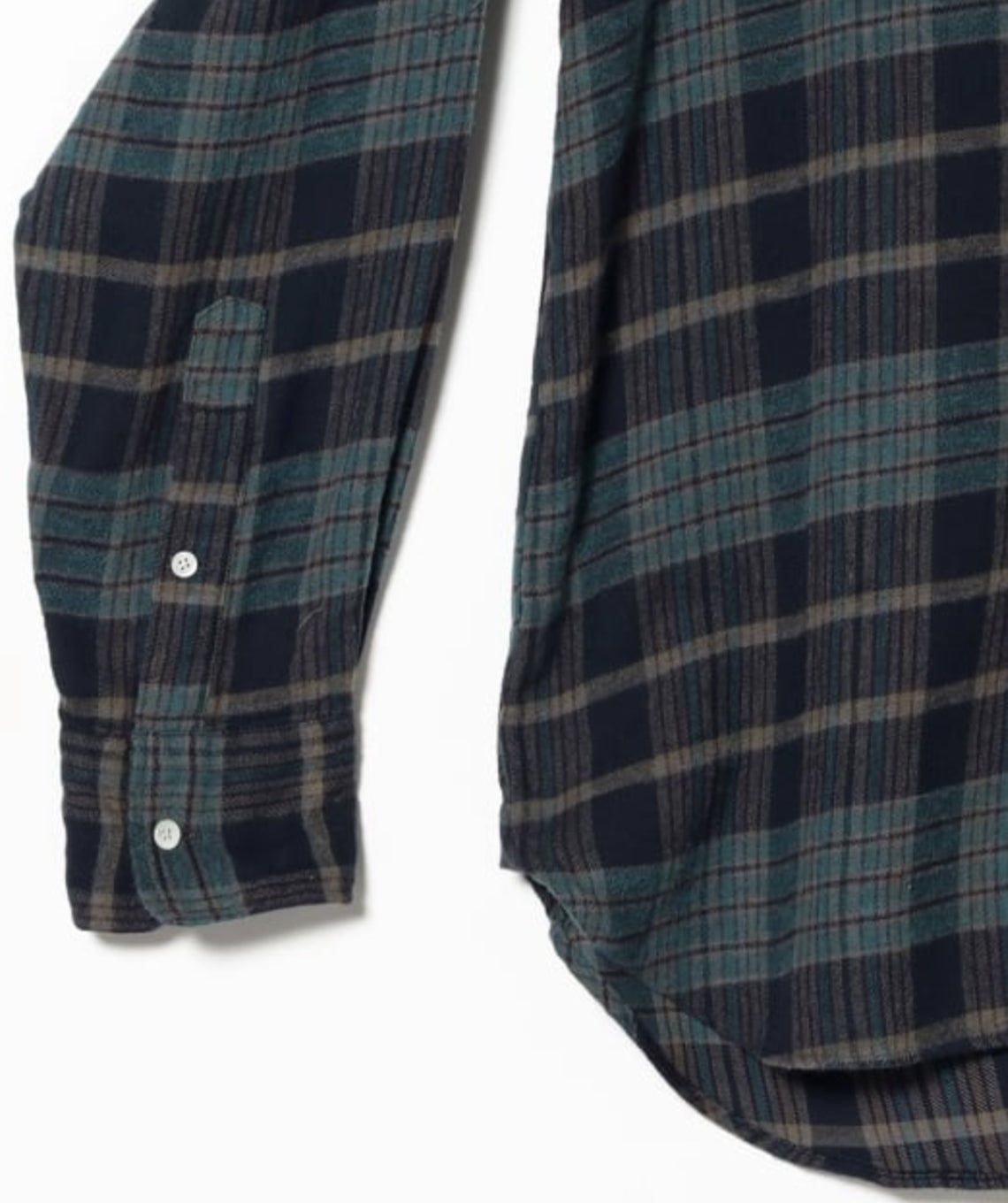 B. D. Shirt Flannel Blue Over Dye