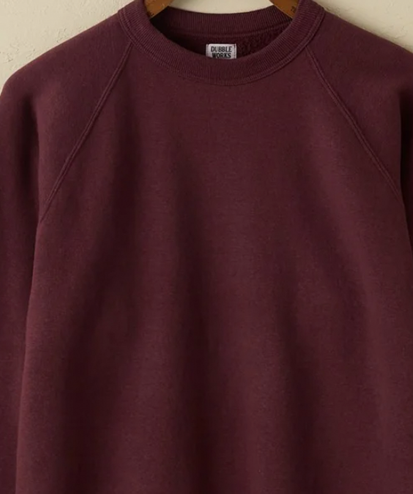 Loop wheel Sweatshirt Bordeaux