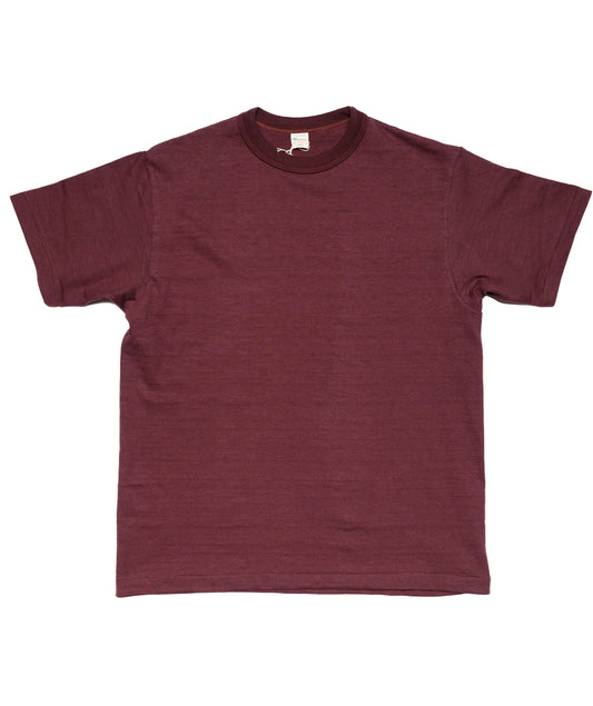 Slub Tee lot 4601 bordeaux