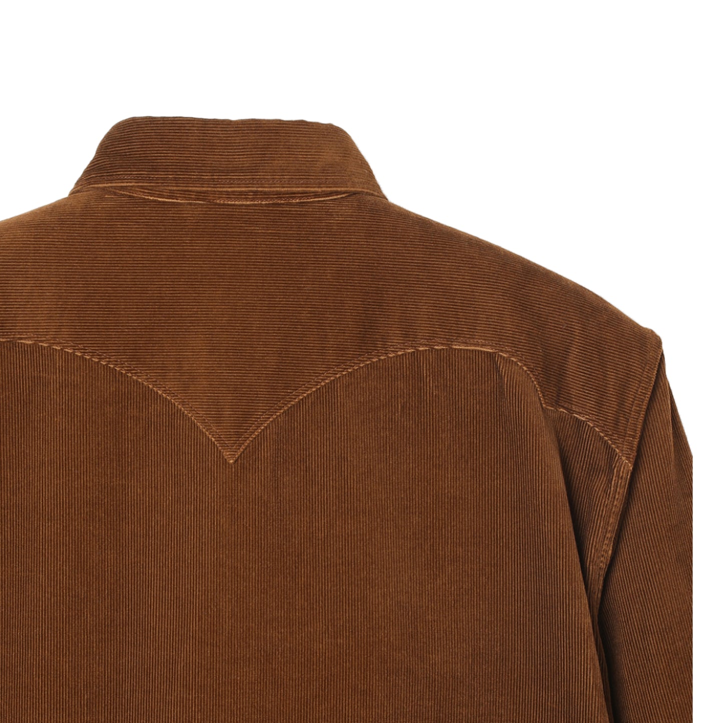 Corduroy Brown Cowboy Shirt