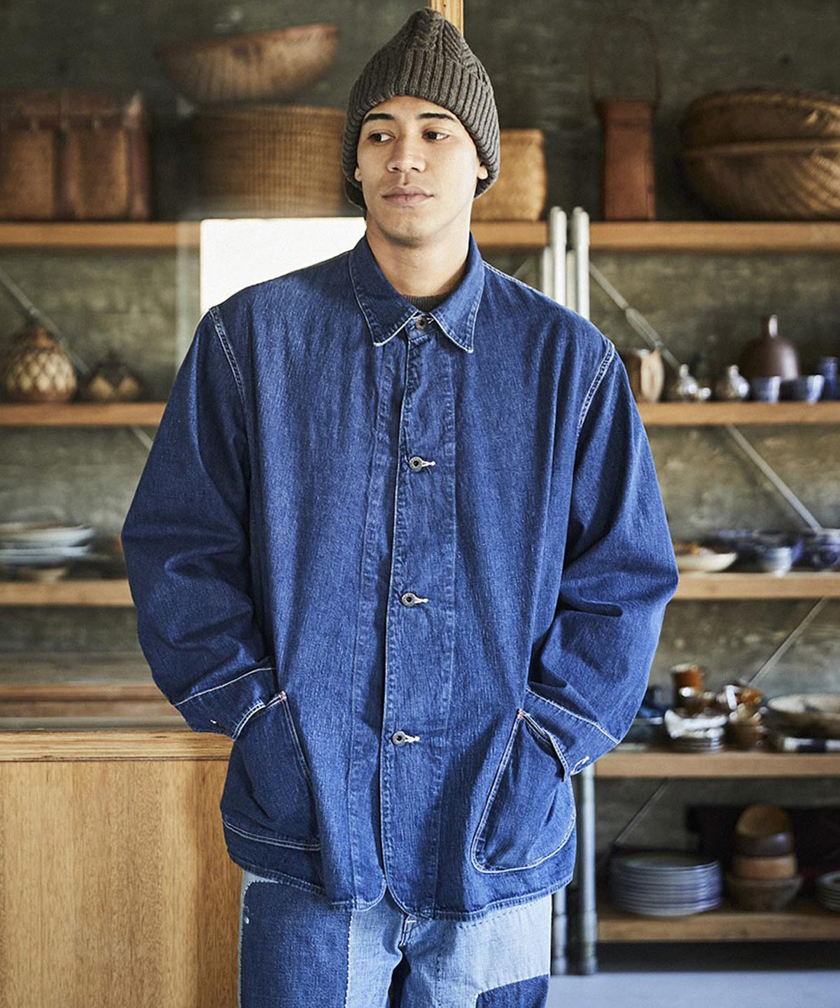 World War II-Style Denim Overalls