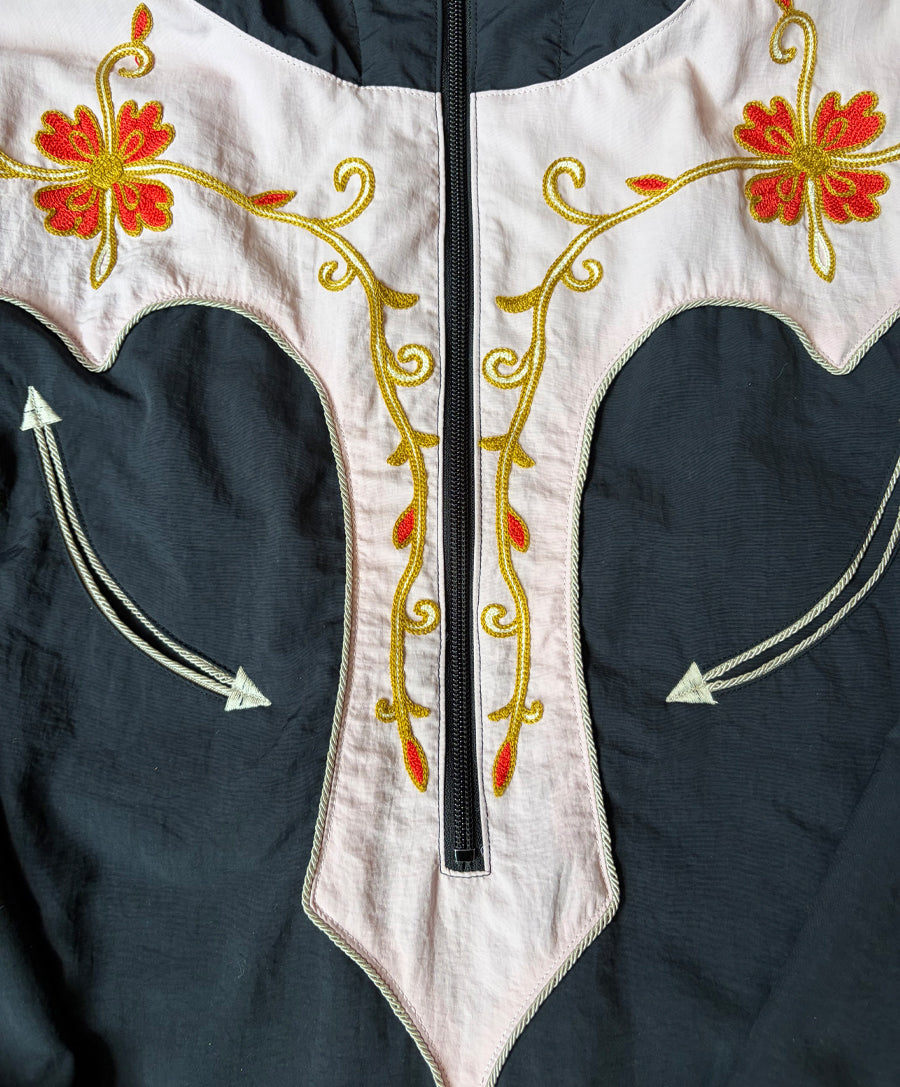 Cactus Flower Parka Black