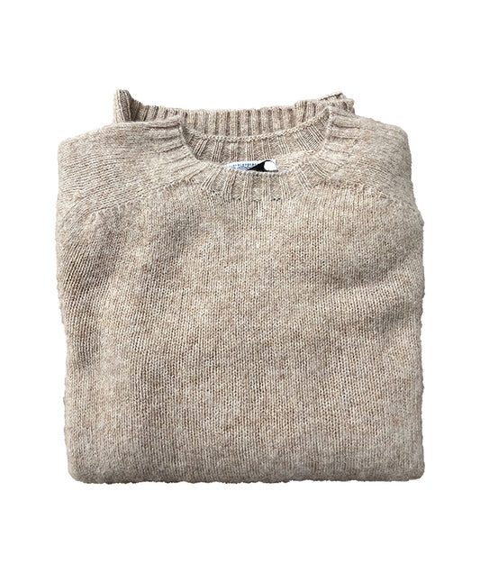 Shaggy Winter White JINJI Brand wool sweater