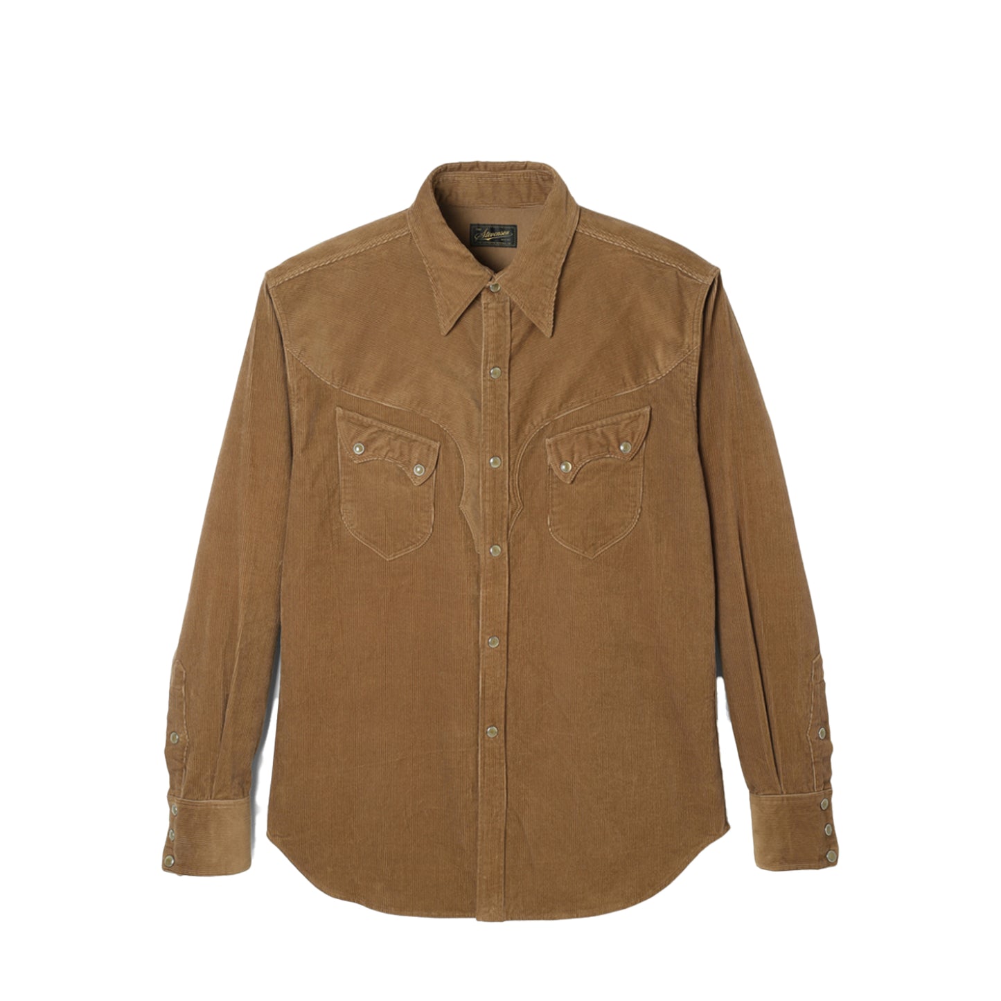 Corduroy Beige Cowboy Shirt