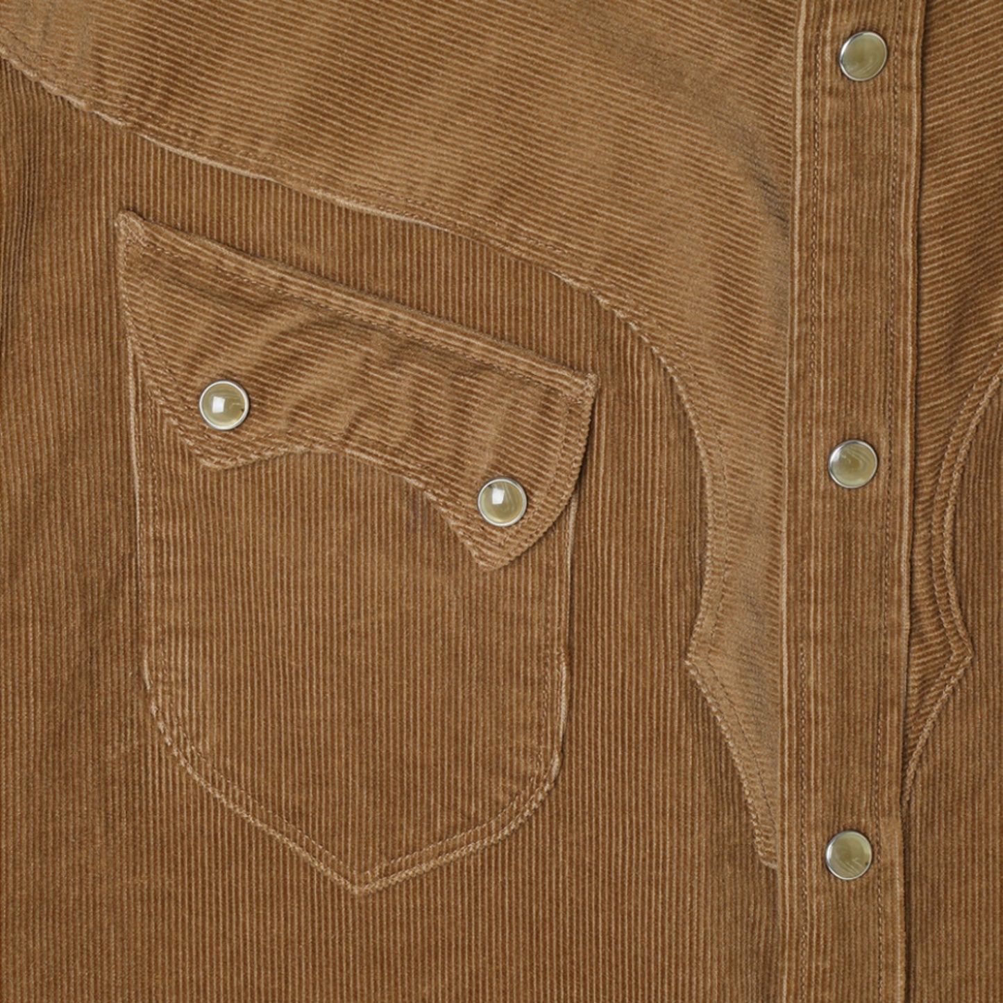 Corduroy Beige Cowboy Shirt