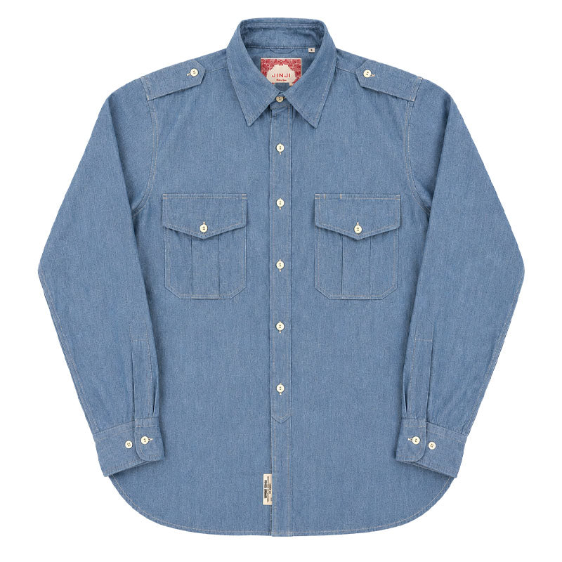 NEW TRAVEL SHIRT CHAMBRAY