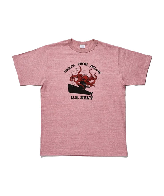Crew neck Tee "Death from below"
