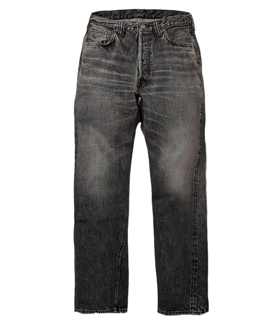 Slim Straight Black Denim Dartford 1108