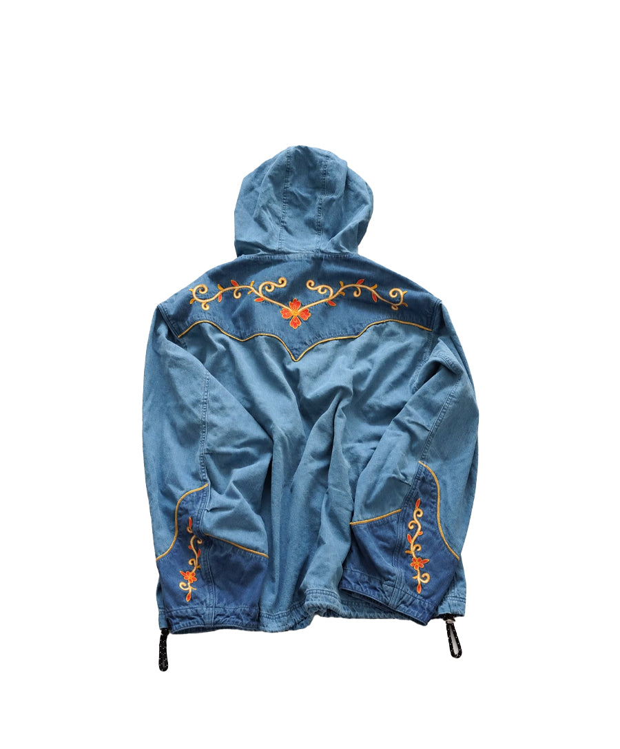 8oz Denim Cactus Flower Parka
