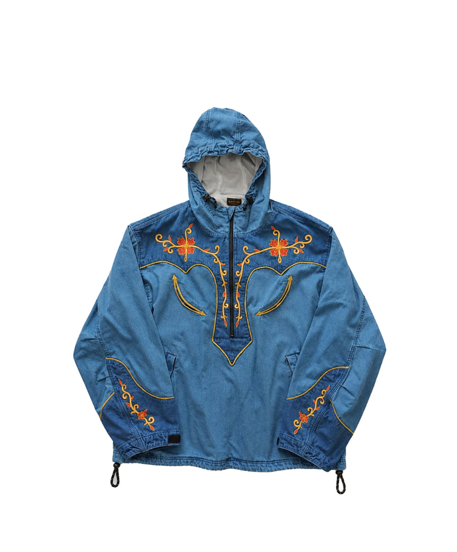 8oz Denim Cactus Flower Parka