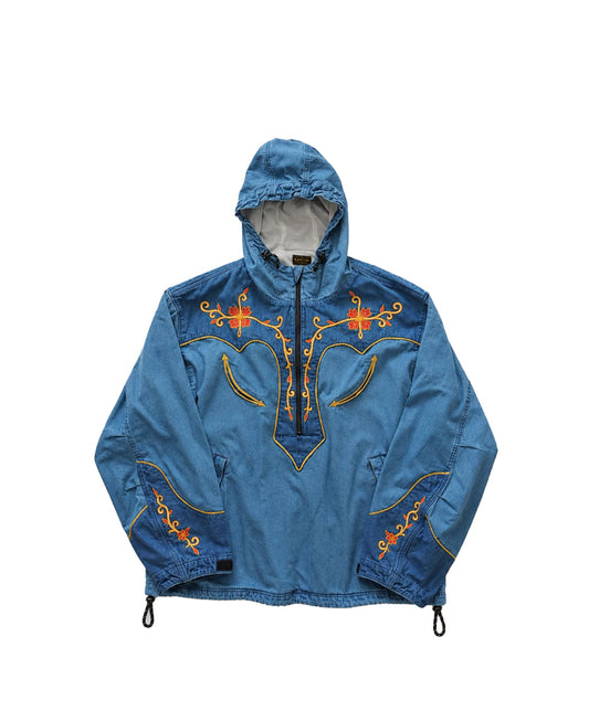 8oz Denim Cactus Flower Parka