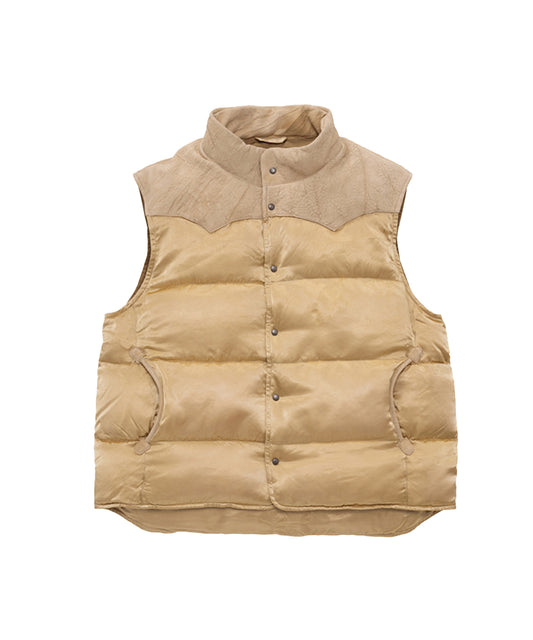 Colter Down Vest Gold