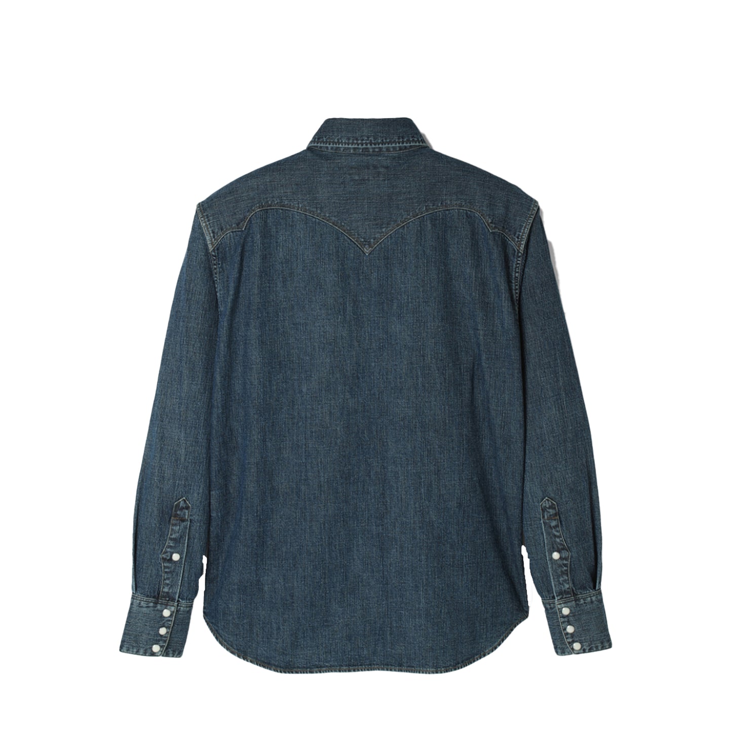 Faded Indigo Cowboy Shirt