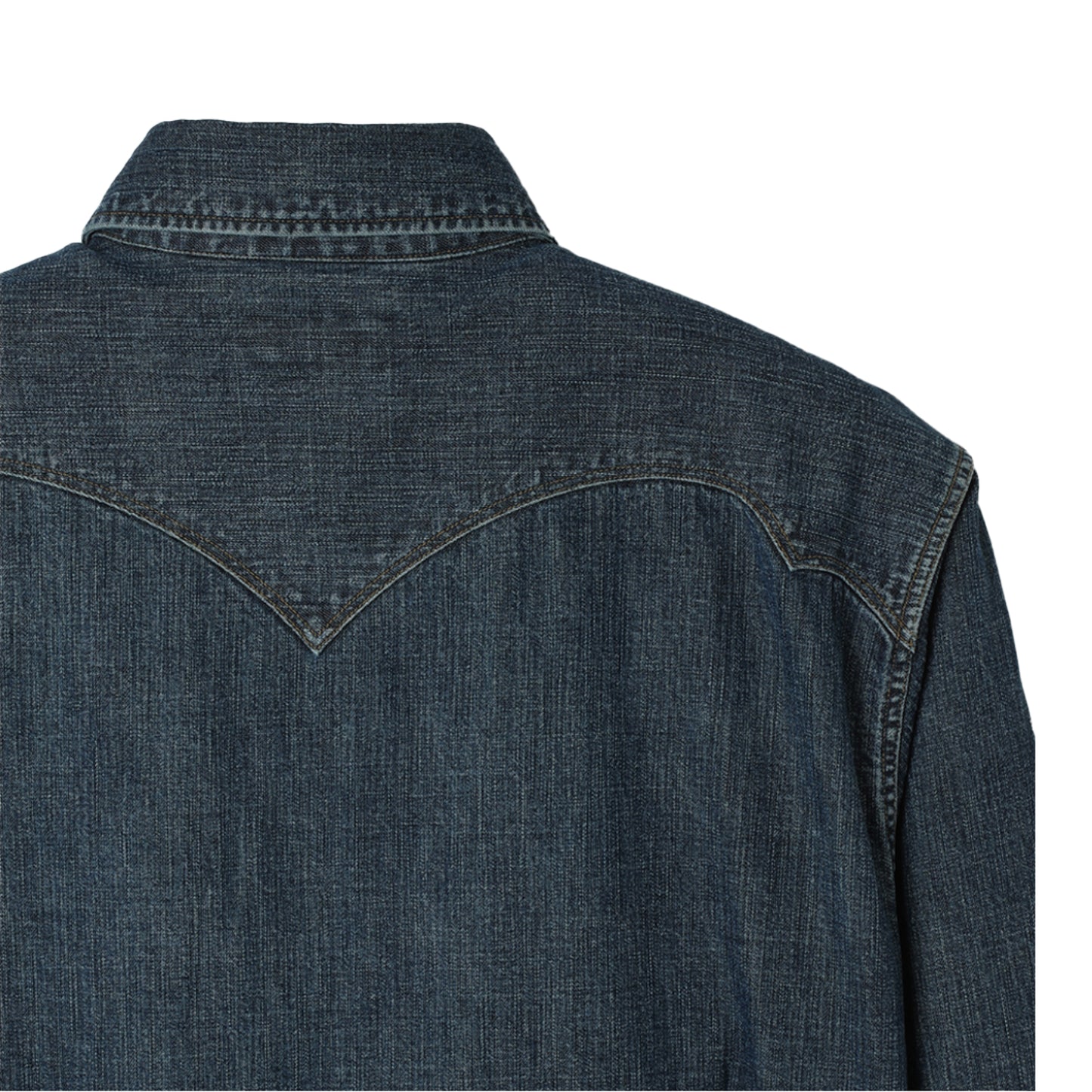 Faded Indigo Cowboy Shirt