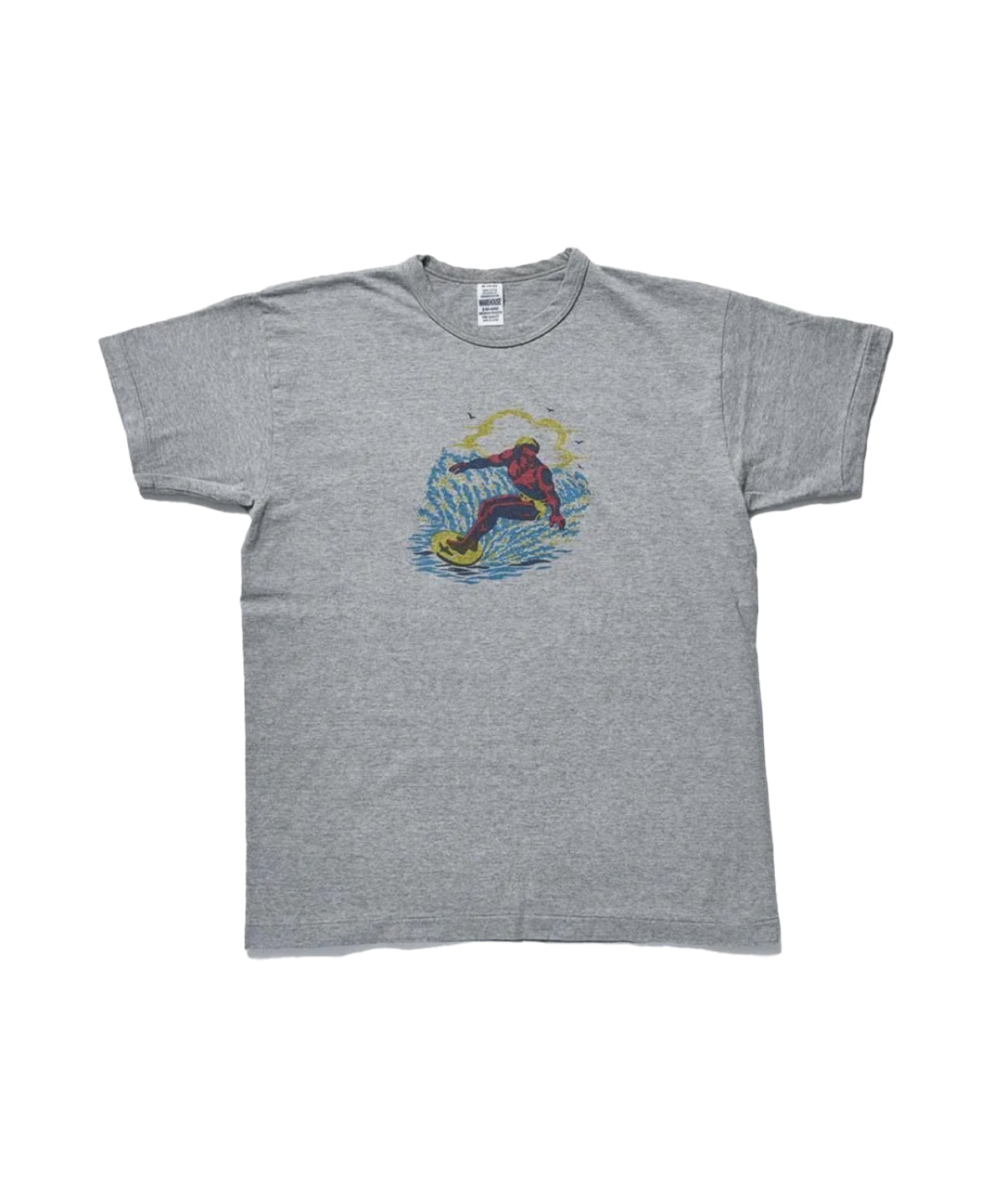 Crew neck Tee "SURFER" H Grey
