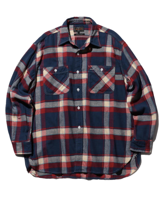 Work Flannel Shirt Blue