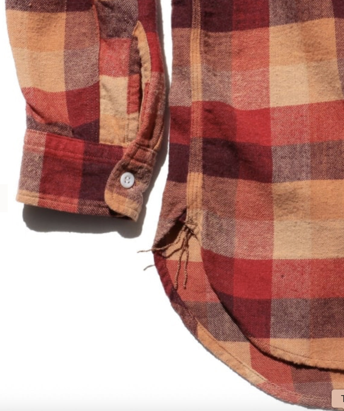 Work Flannel Shirt Red