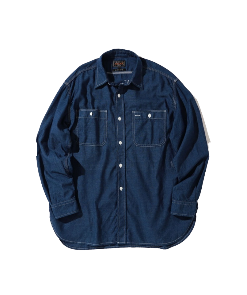 WORK Plain Indigo Chambray