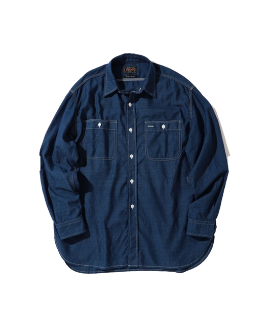 WORK Plain Indigo Chambray