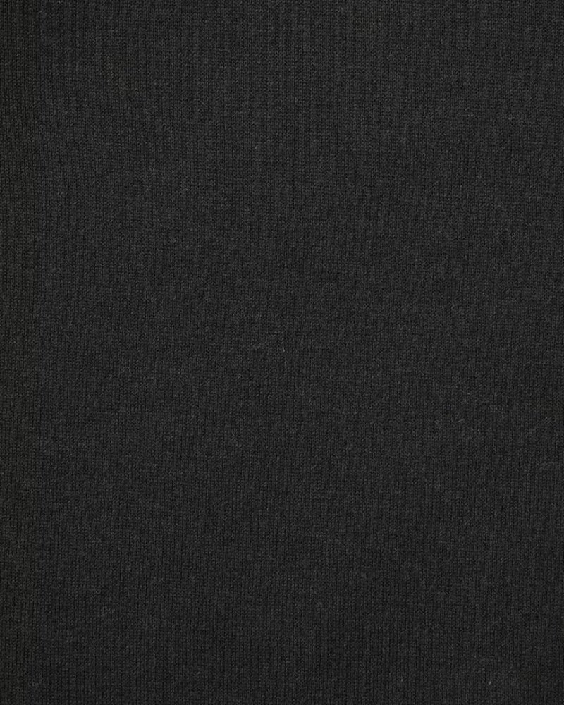 Jumbo sweat Fine wool Black