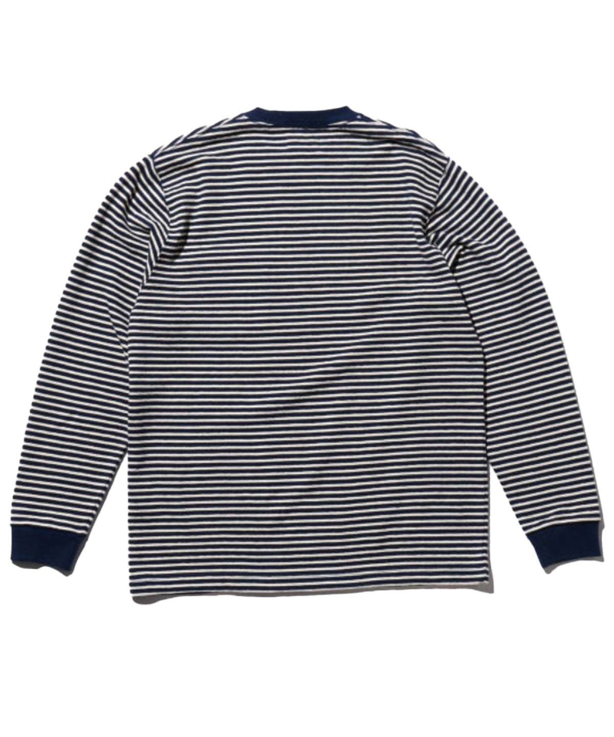 Pocket Tee Inlay Stripe Navy