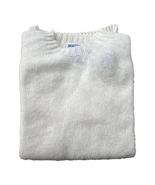 Shaggy Winter White JINJI Brand wool sweater