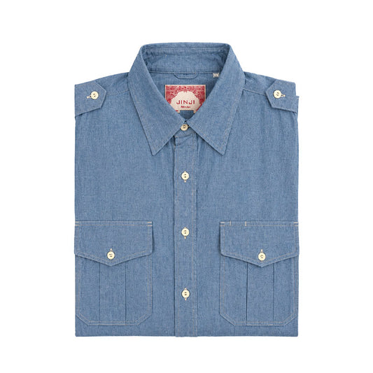 NEW TRAVEL SHIRT CHAMBRAY