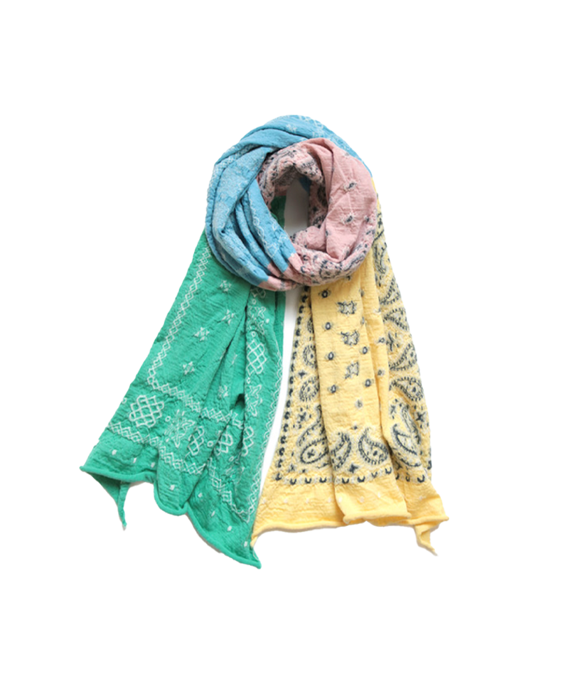 Wool Scarf Pastel Bandana