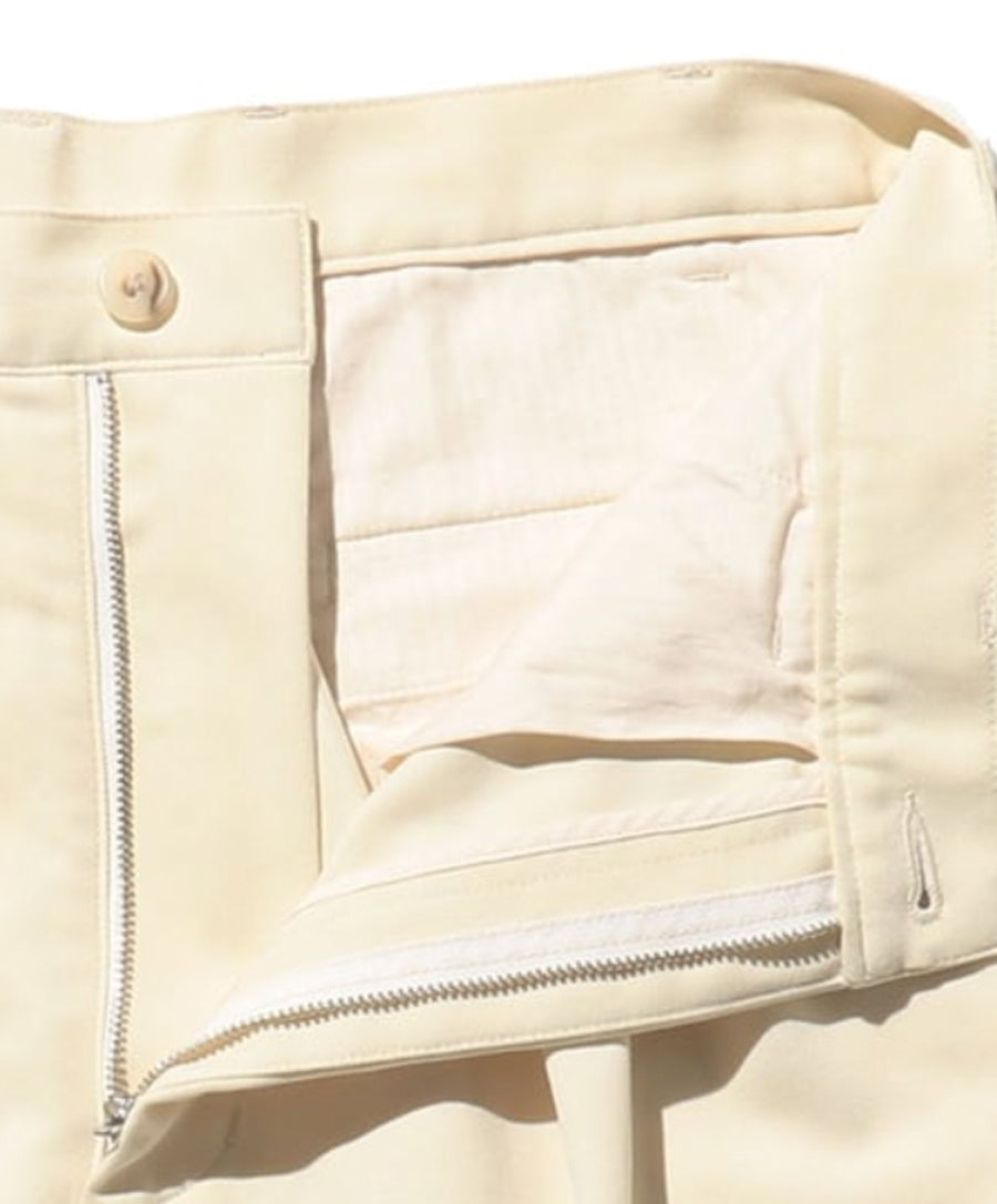 2 Pleats Trousers PE Twill OYSTER