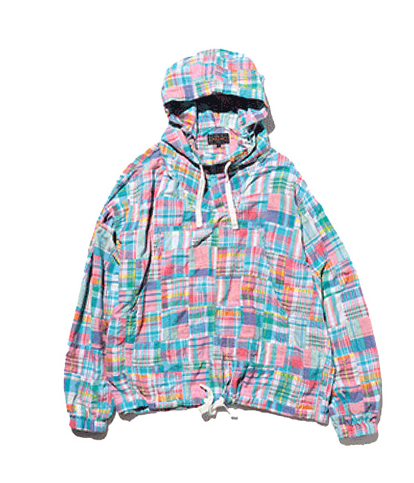 MIL Smock Patchwork Madras Pink